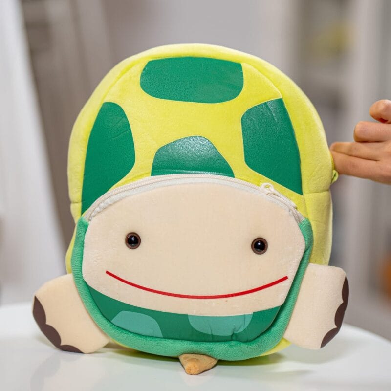 ghiozdănel puișor din pluș personalizat cu nume (copiază)