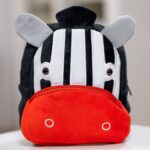 ghiozdănel văcuță din pluș personalizat cu nume (copiază)