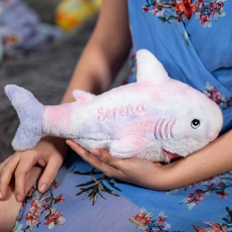 rechin dipersonalizat cu numele copilașului