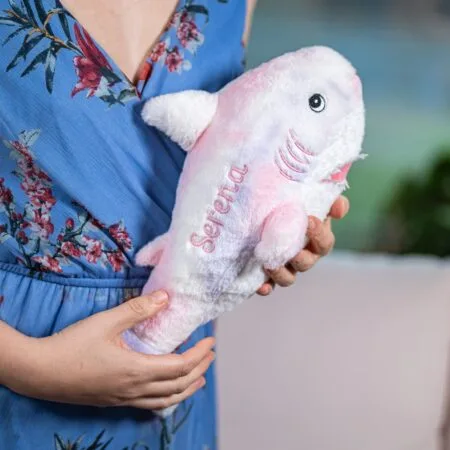 rechin dipersonalizat cu numele copilașului