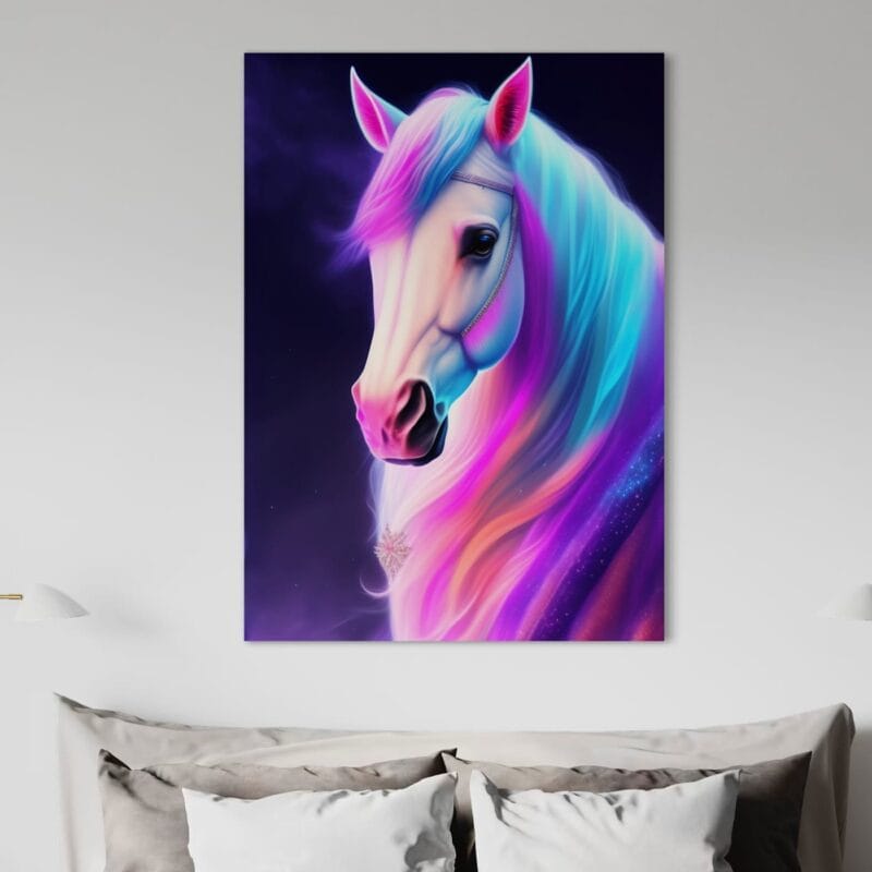 tablou canvas decorativ calul fermecat din poveste