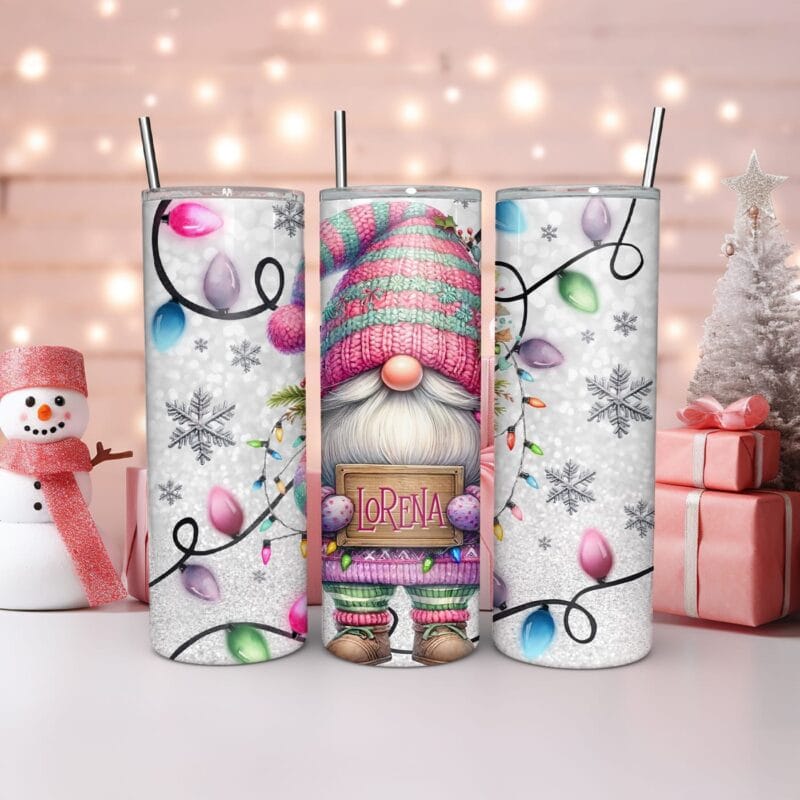 termos personalizat cu spiriduș și nume