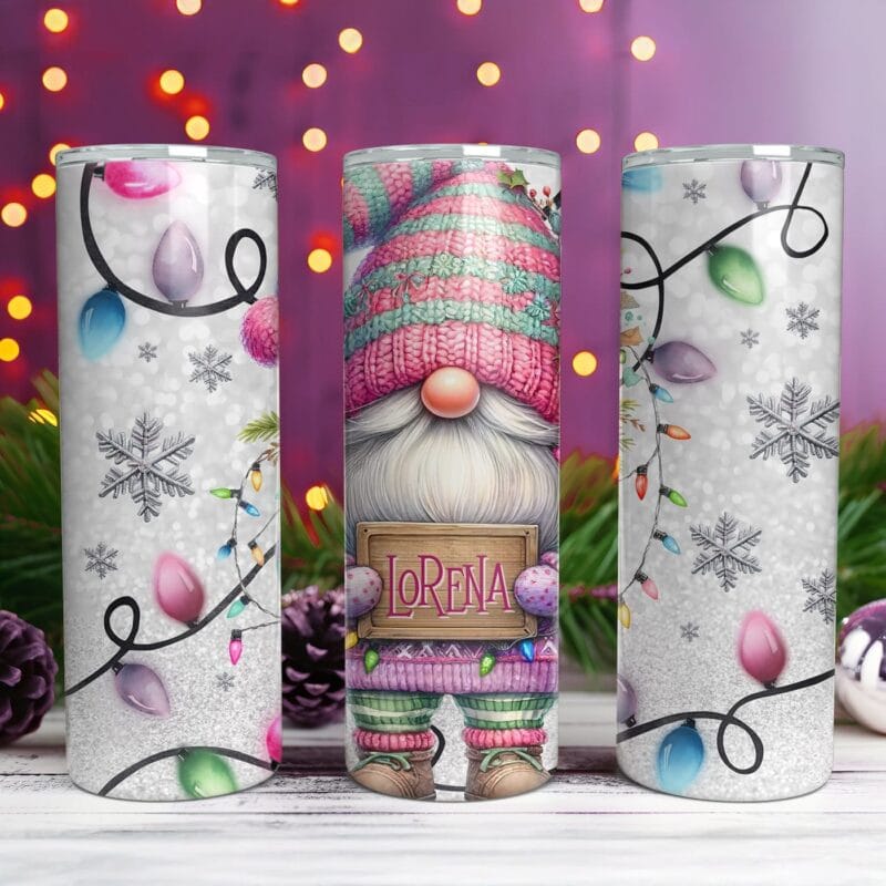 termos personalizat cu spiriduș și nume