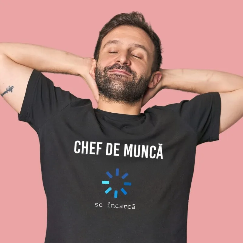 tricou personalizat chef de muncă