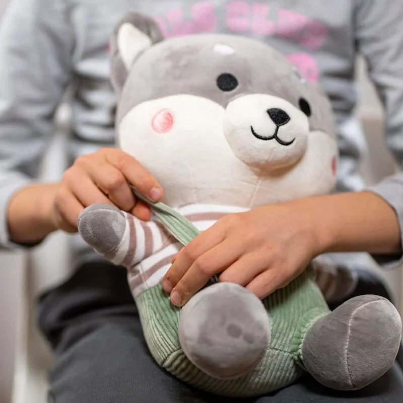 vulpe adorabilă din pluș personalizată cu nume