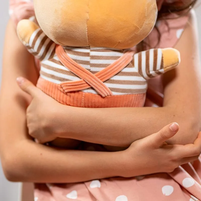 vulpe adorabilă din pluș personalizată cu nume