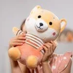 vulpe adorabilă din pluș personalizată cu nume