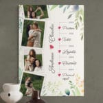 tablou canvas personalizat colaj cronologia noastră