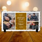 ardezia panoramică personalizată cu urări de bine pentru crăciun