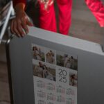 calendar magnetic colaj de poze de familie