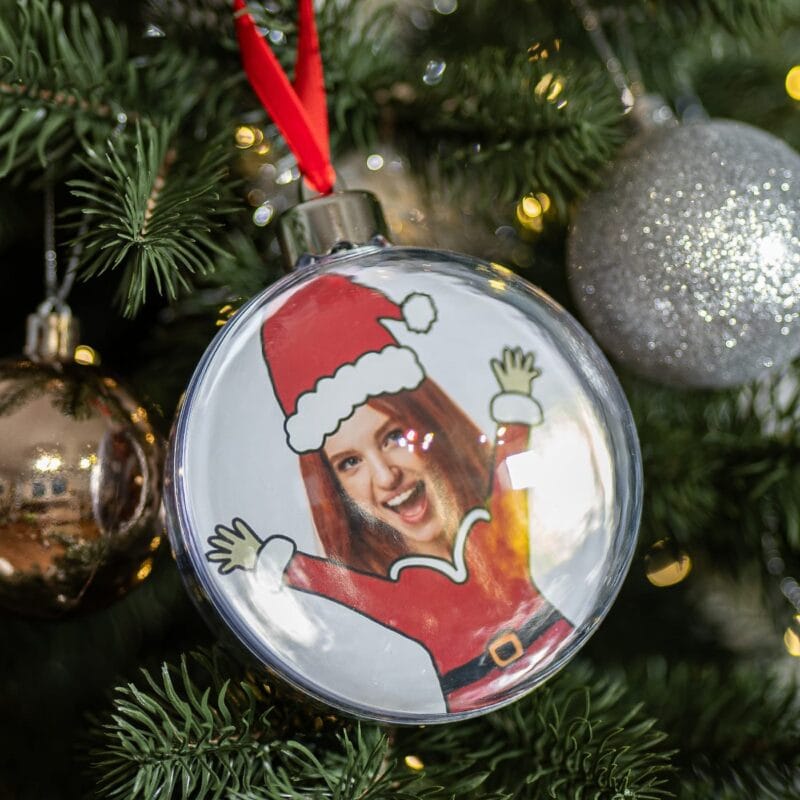 glob mare personalizat cu chipul tău