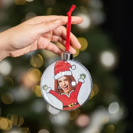 glob mare personalizat cu chipul tău