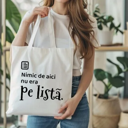 sacoșă de cumpărături nimic nu era pe listă