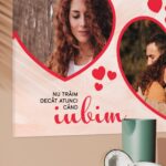 tablou canvas personalizat colaj atunci când iubim