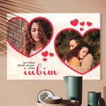 tablou canvas personalizat colaj atunci când iubim