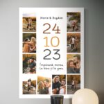 tablou canvas personalizat colaj Împreună mereu