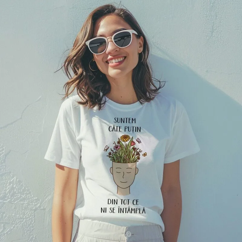 tricou personalizat suntem câte puțin