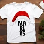 tricou de crăciun personalizat cu numele tău