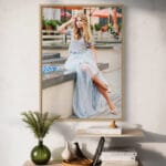 tablou floating canvas personalizat cu ramă