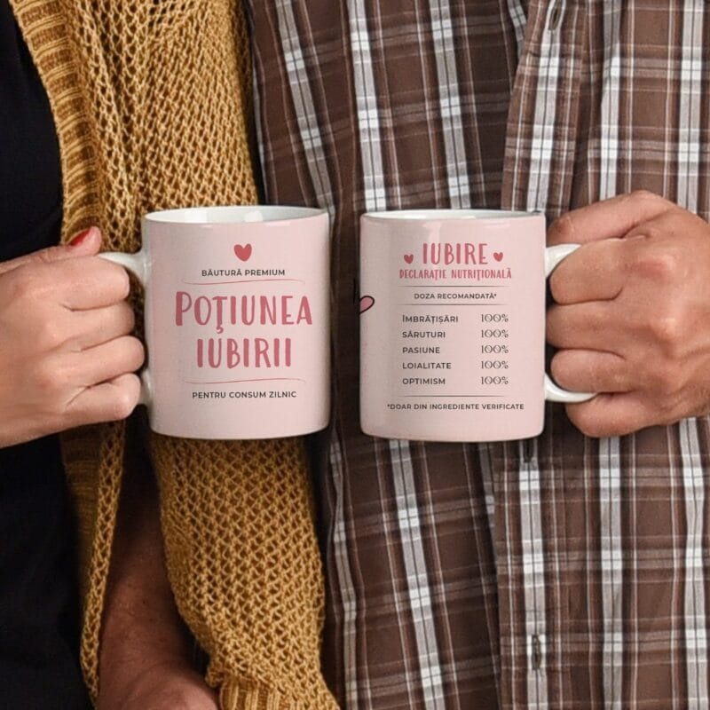 cană personalizată poțiunea iubirii