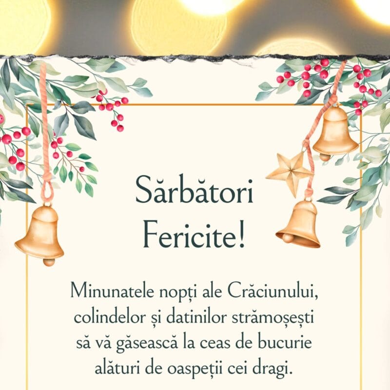 piatră personalizată cu mesaj de crăciun