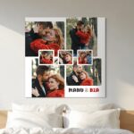 tablou canvas personalizat colaj you and me