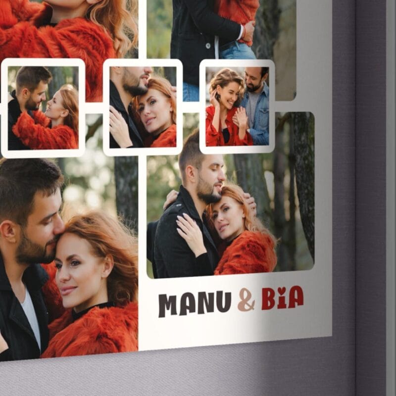 tablou canvas personalizat colaj you and me