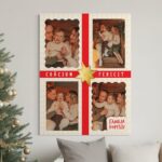 tablou canvas personalizat crăciun fericit în familie