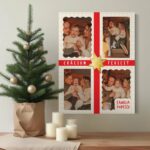 tablou canvas personalizat crăciun fericit în familie