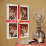 tablou canvas personalizat crăciun fericit în familie