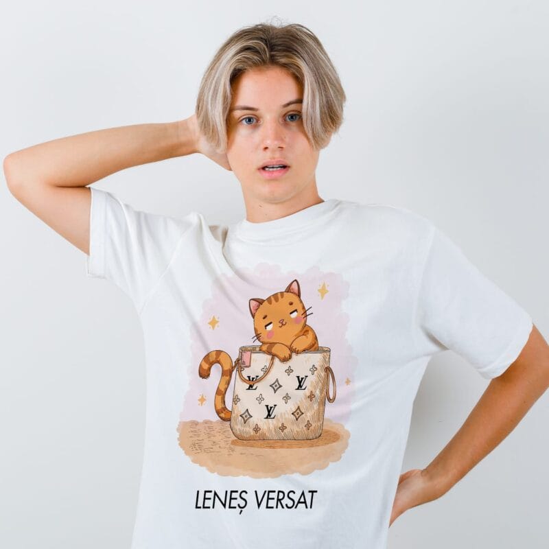 tricou personalizat leneș versat (lv)