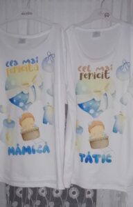 set tricouri personalizate pentru cei mai fericiți părinți