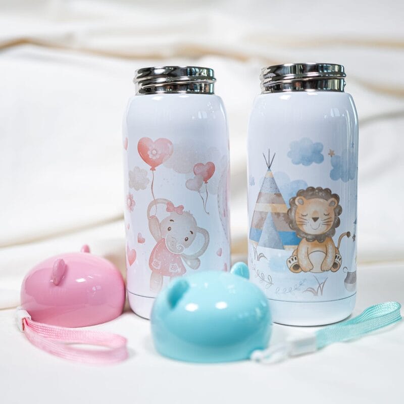 bidon termos ursuleț personalizat cu nume