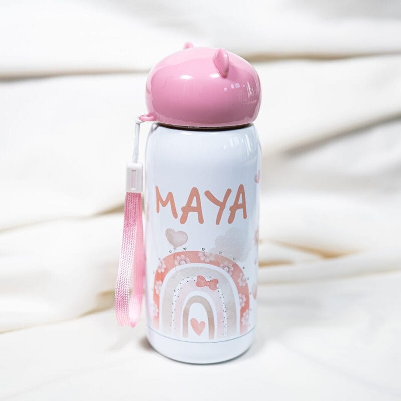 bidon termos ursuleț personalizat cu nume