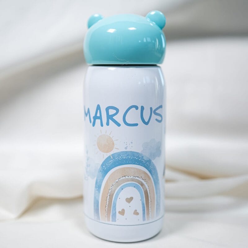 bidon termos ursuleț personalizat cu nume