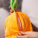 iepuraș de pluș în morcov personalizat cu nume