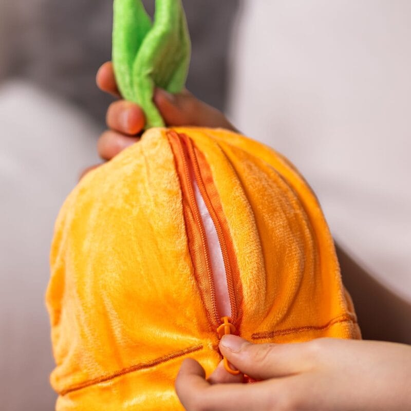 iepuraș de pluș în morcov personalizat cu nume