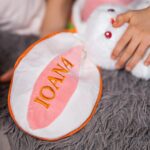 iepuraș de pluș în morcov personalizat cu nume