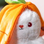 iepuraș de pluș în morcov personalizat cu nume