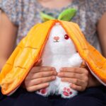 iepuraș de pluș în morcov personalizat cu nume