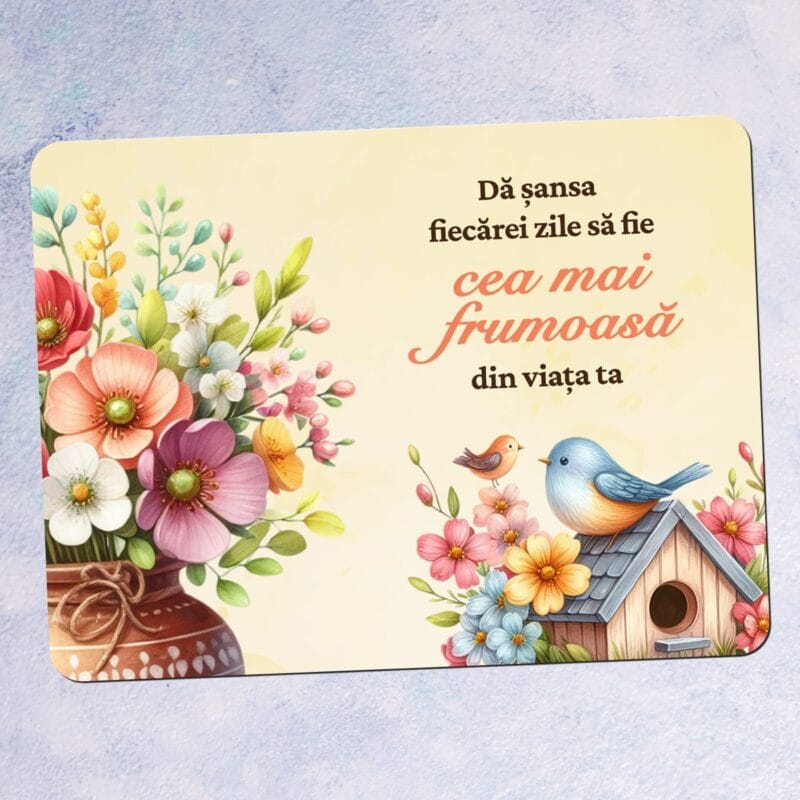 magnet cadou personalizat cu mesaj motivațional