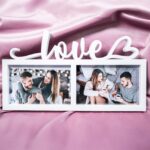 ramă foto cu love și 2 poze