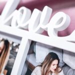 ramă foto cu love și 2 poze