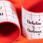 set căni cu interior roșu personalizate tu și eu