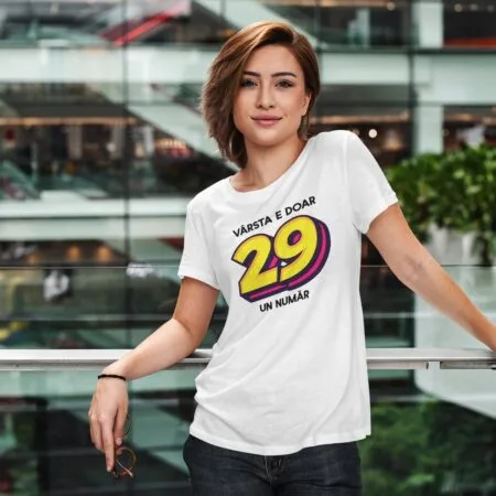 tricou personalizat vârsta e doar un număr