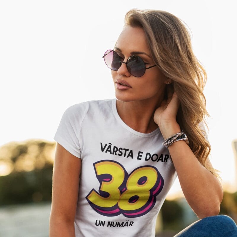 tricou personalizat vârsta e doar un număr