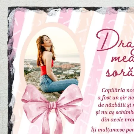 ardezie pătrată personalizată nu există cuvinte (copiază)