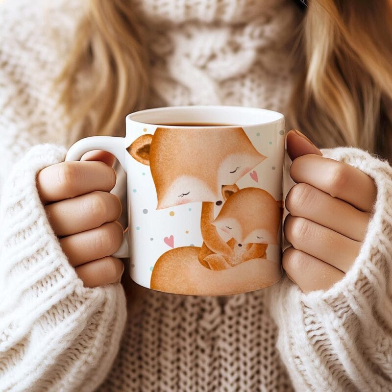 cană personalizată cadou pentru mămica de la copilaș