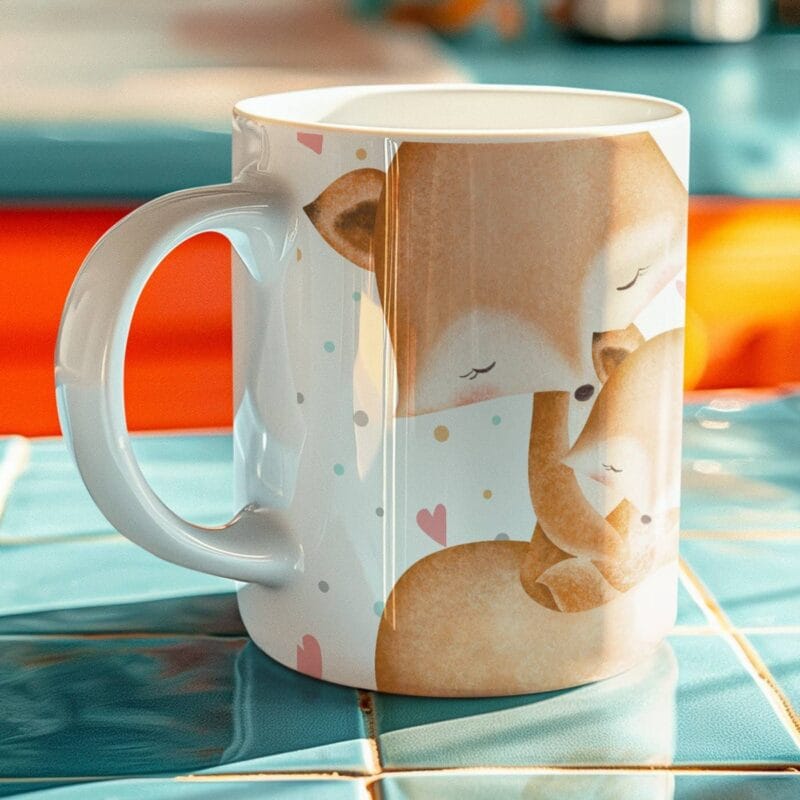 cană personalizată cadou pentru mămica de la copilaș