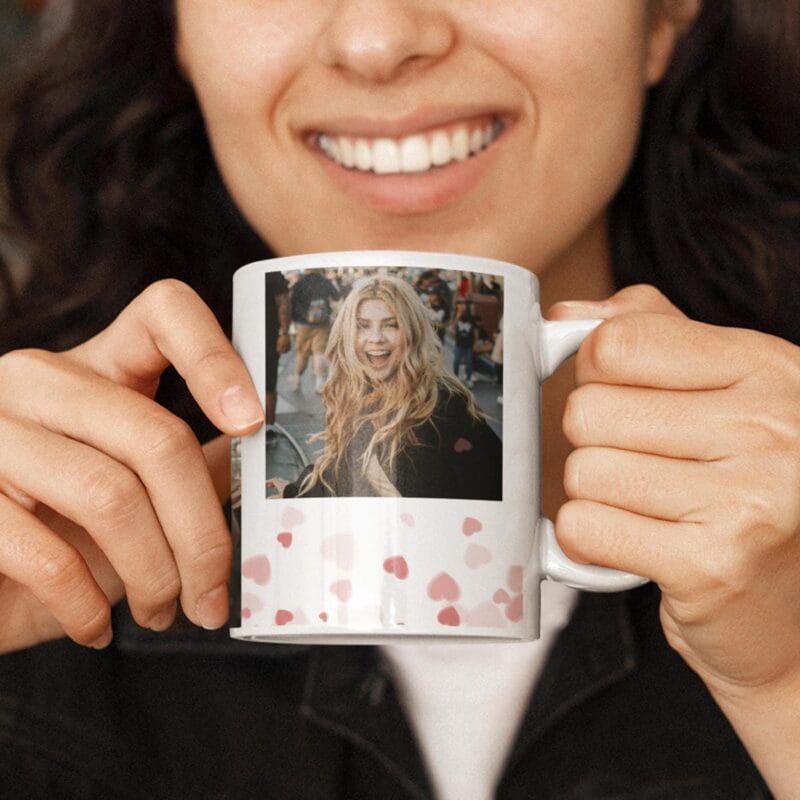 cană personalizată cu 3 poze pentru surioară